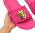 Sandalias Versace Rosadas para Mujer -Estilo Luxury